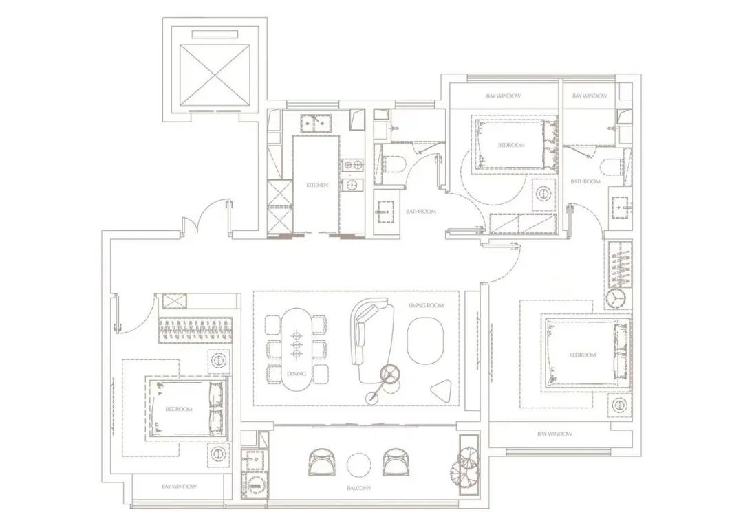 伟星誉璟府119㎡户型图