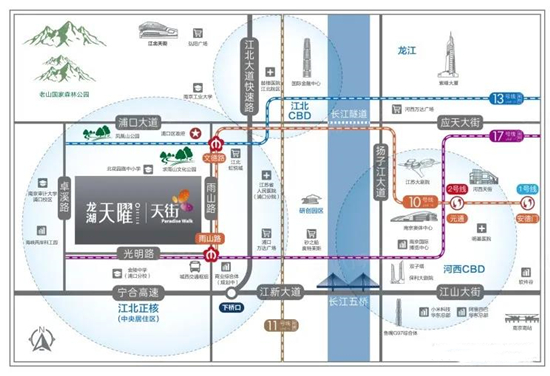 龙湖天曜区位图