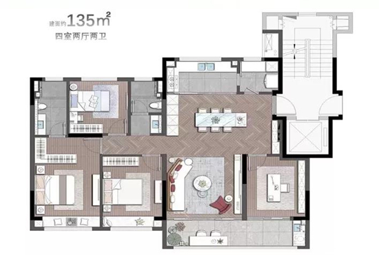 万科首开新悦光年户型图解读