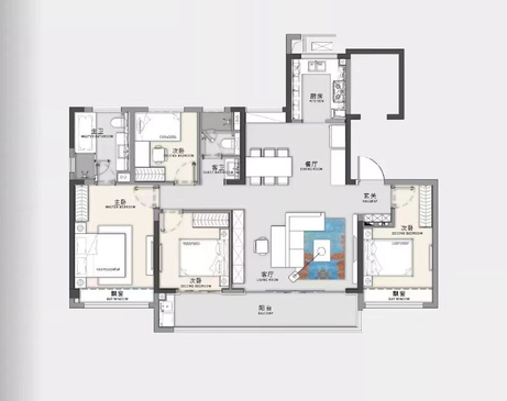 牡丹大观天下建面约143㎡