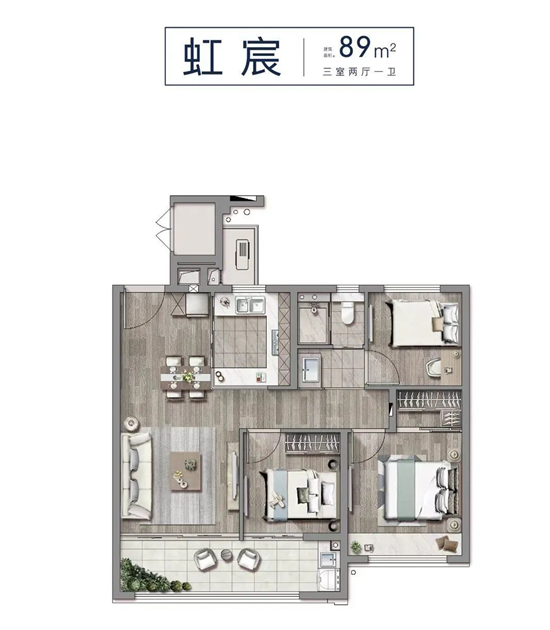 都会紫京的户型图