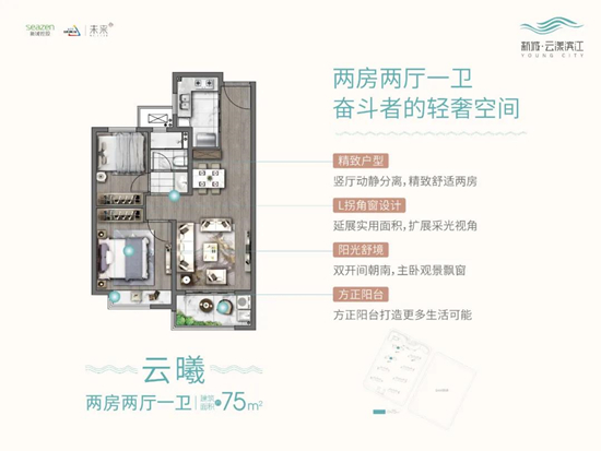 新城云漾滨江的户型图