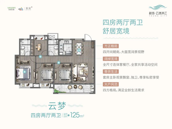 新城云漾滨江的户型图