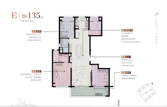 华润润鸿府的户型图