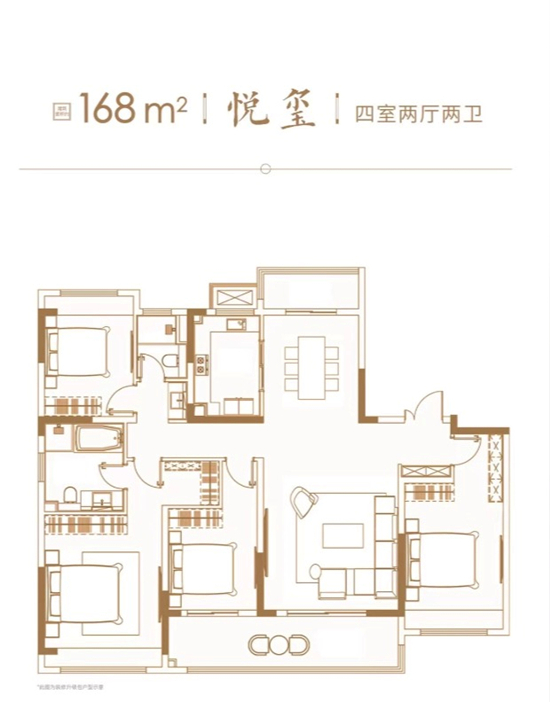 长江悦府的户型图