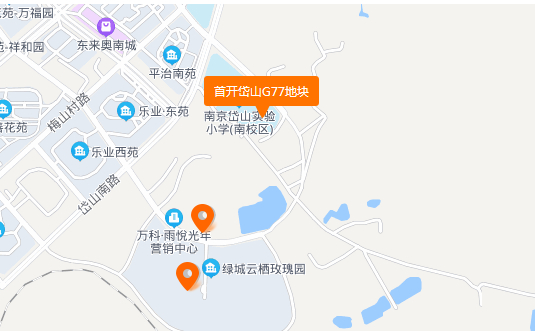 首开南岸潮鸣区位图