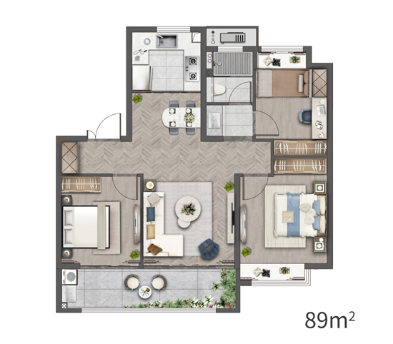 首开南岸潮鸣户型图