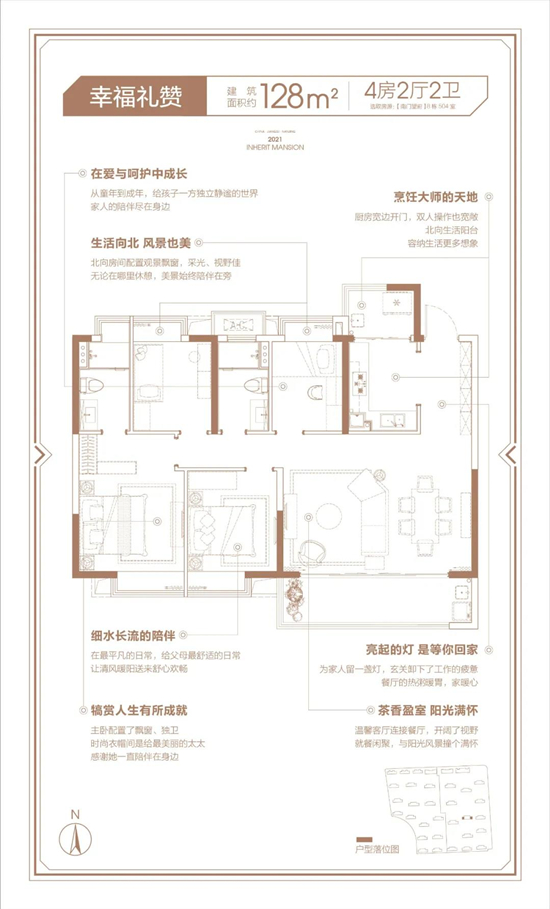 大华南门望府的户型图