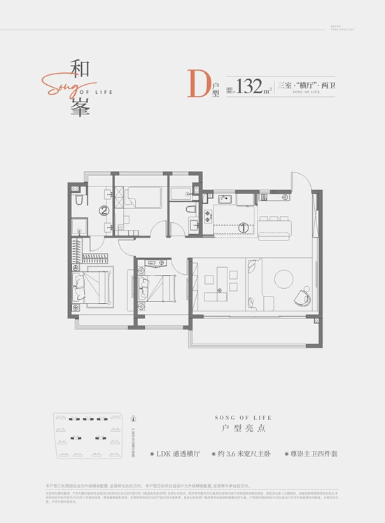 保利燕璟和颂户型图