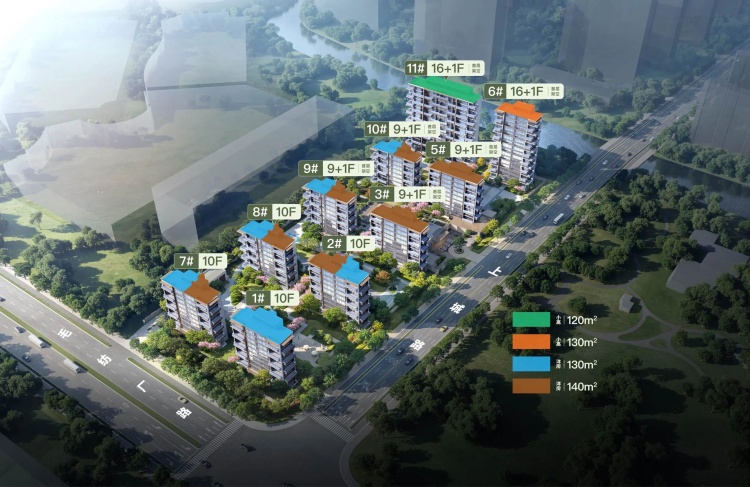 上城十号院规划图