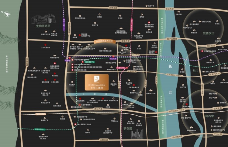 七里江澜府位置图